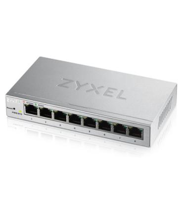 Zyxel GS1200-8 Gestionado Gigabit Ethernet (10/100/1000) Plata