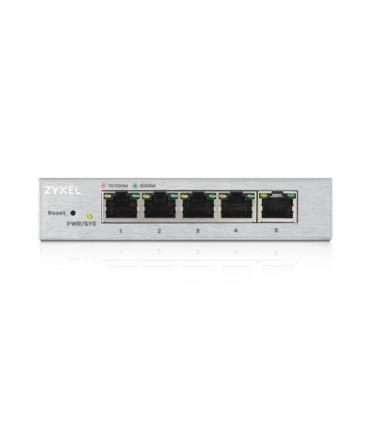 Zyxel GS1200-5 Gestionado Gigabit Ethernet (10/100/1000) Plata