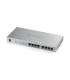 Zyxel GS1008HP No administrado Gigabit Ethernet (10/100/1000) Energía sobre Ethernet (PoE) Gris