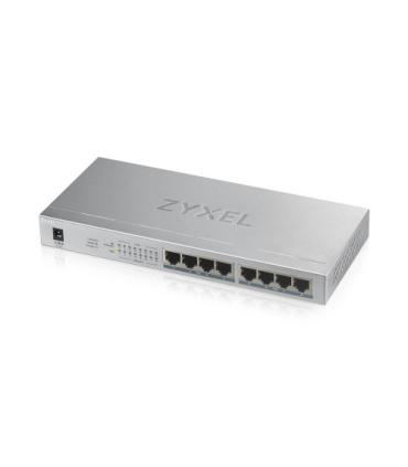 Zyxel GS1008HP No administrado Gigabit Ethernet (10/100/1000) Energía sobre Ethernet (PoE) Gris