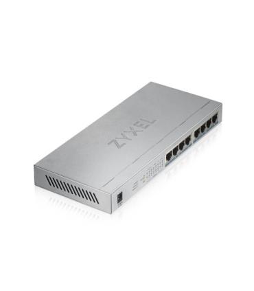 Zyxel GS1008HP No administrado Gigabit Ethernet (10/100/1000) Energía sobre Ethernet (PoE) Gris