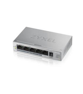 Zyxel GS1005HP No administrado Gigabit Ethernet (10/100/1000) Energía sobre Ethernet (PoE) Plata