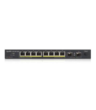 Zyxel GS1100-10HP No administrado Gigabit Ethernet (10/100/1000) Energía sobre Ethernet (PoE) 1U Negro