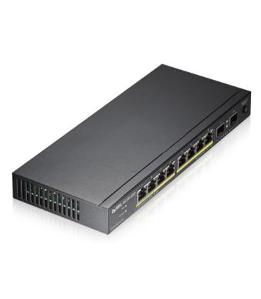Zyxel GS1100-10HP No administrado Gigabit Ethernet (10/100/1000) Energía sobre Ethernet (PoE) 1U Negro