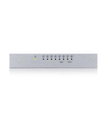 Zyxel GS-108B V3 No administrado L2+ Gigabit Ethernet (10/100/1000) Plata