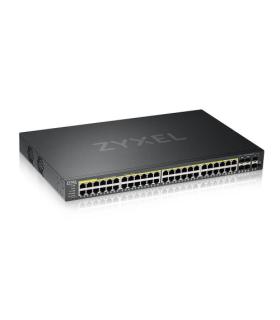 Zyxel GS2220-50HP-EU0101F switch Gestionado L2 Gigabit Ethernet (10/100/1000) Energía sobre Ethernet (PoE) Negro