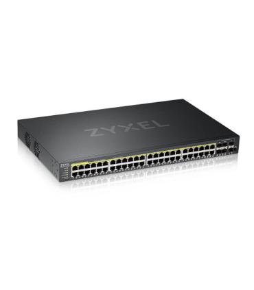 Zyxel GS2220-50HP-EU0101F switch Gestionado L2 Gigabit Ethernet (10/100/1000) Energía sobre Ethernet (PoE) Negro
