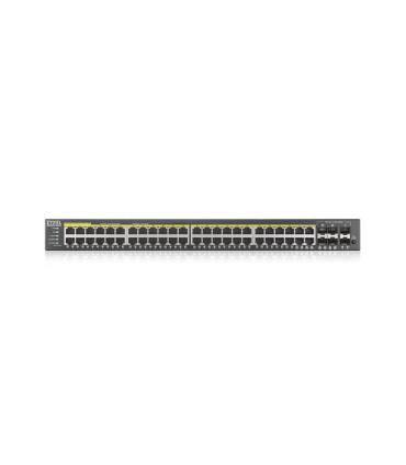Zyxel GS2220-50HP-EU0101F switch Gestionado L2 Gigabit Ethernet (10/100/1000) Energía sobre Ethernet (PoE) Negro