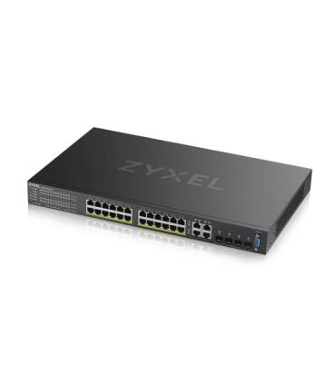 Zyxel GS2220-28HP-EU0101F switch Gestionado L2 Gigabit Ethernet (10/100/1000) Energía sobre Ethernet (PoE) Negro