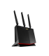 ASUS 4G-AC86U router inalámbrico Gigabit Ethernet Doble banda (2,4 GHz / 5 GHz) 3G Negro