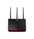 ASUS 4G-AC86U router inalámbrico Gigabit Ethernet Doble banda (2,4 GHz / 5 GHz) 3G Negro