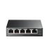 TP-LINK TL-SF1005LP switch No administrado Fast Ethernet (10/100) Energía sobre Ethernet (PoE) Negro