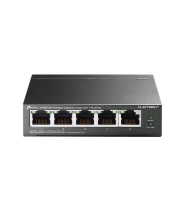 TP-LINK TL-SF1005LP switch No administrado Fast Ethernet (10/100) Energía sobre Ethernet (PoE) Negro