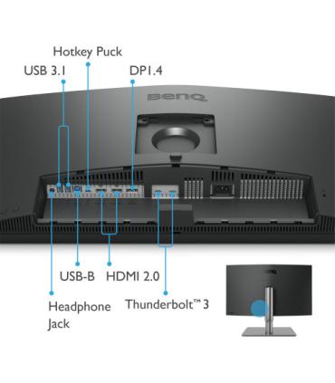Benq PD2725U 68,6 cm (27") 3840 x 2160 Pixeles 4K Ultra HD LED Negro