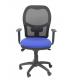 SILLA JORQUERA MALLA NEGRA ASIENTO BALI AZUL PIQUERAS Y CRESPO 15SNBALI229