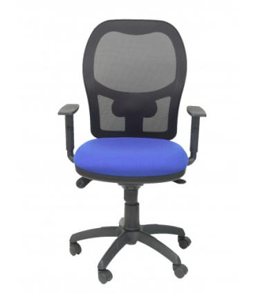 SILLA JORQUERA MALLA NEGRA ASIENTO BALI AZUL PIQUERAS Y CRESPO 15SNBALI229