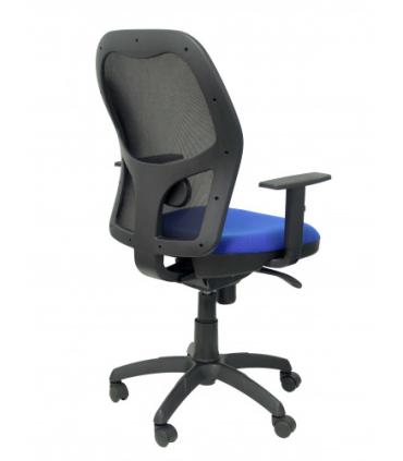 SILLA JORQUERA MALLA NEGRA ASIENTO BALI AZUL PIQUERAS Y CRESPO 15SNBALI229