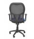 SILLA JORQUERA MALLA NEGRA ASIENTO BALI AZUL PIQUERAS Y CRESPO 15SNBALI229