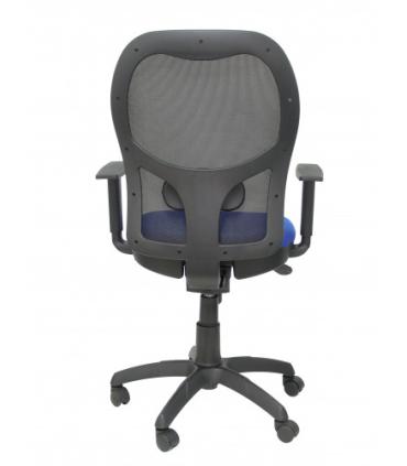 SILLA JORQUERA MALLA NEGRA ASIENTO BALI AZUL PIQUERAS Y CRESPO 15SNBALI229
