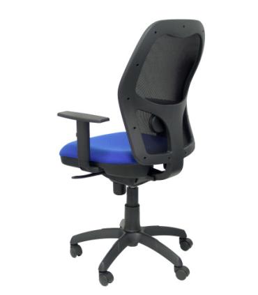 SILLA JORQUERA MALLA NEGRA ASIENTO BALI AZUL PIQUERAS Y CRESPO 15SNBALI229
