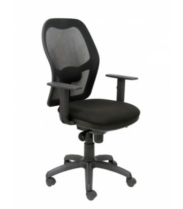 SILLA JORQUERA MALLA NEGRA ASIENTO BALI NEGRO PIQUERAS Y CRESPO 15SNBALI840
