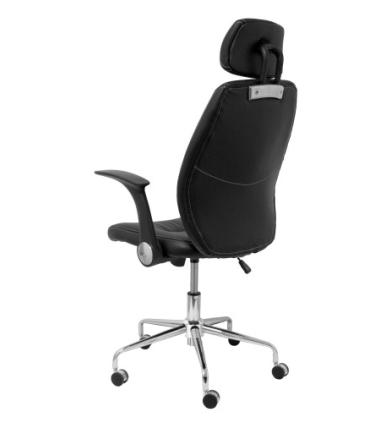 SILLA HUELVES SIMILPIEL NEGRO CON CABECERO PIQUERAS Y CRESPO 239DBSPNEC