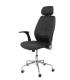 SILLA HUELVES SIMILPIEL NEGRO CON CABECERO PIQUERAS Y CRESPO 239DBSPNEC