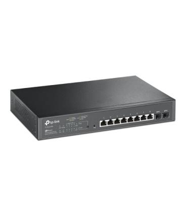 TP-LINK TL-SG2210MP switch Gigabit Ethernet (10/100/1000) Negro Energía sobre Ethernet (PoE