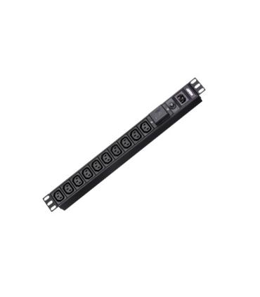 Aten PE0110SG unidad de distribución de energía (PDU) 10 salidas AC 1U Negro