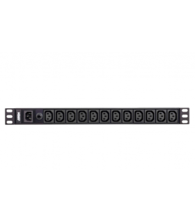 Aten PE0112G unidad de distribución de energía (PDU) 1U Negro 12 salidas AC