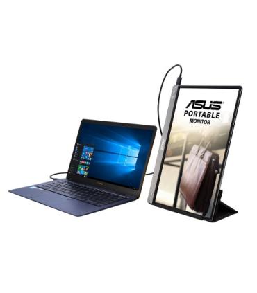 ASUS MB14AC pantalla para PC 35,6 cm (14") 1920 x 1080 Pixeles Full HD Gris