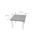 MESA CUADRADA 60X60 CM (TALLA 1 - 3) HAYA MOBEDUC 500103.6B141