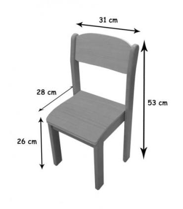 SILLA HAYA MOBEDUC 600560H180