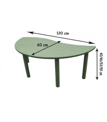 MESA SEMIRREDONDA ONDA (TALLA 0-3) HAYA MOBEDUC 600562.12H140