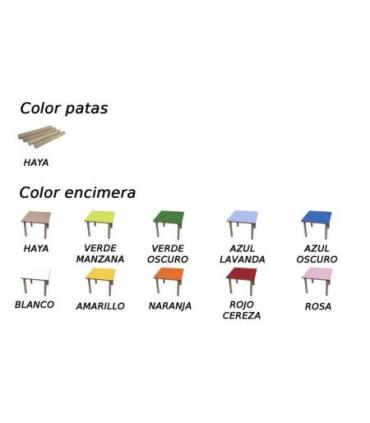 MESA ABATIBLE 120X65 CM (TALLA 0 - 3) HAYA MOBEDUC 600501AH200