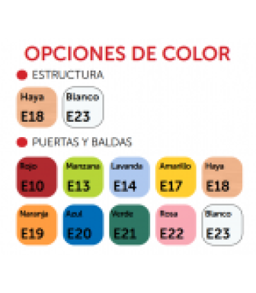 MUEBLE TAQUILLA 4 PUERTAS (ANCHO 40 CM) HAYA MOBEDUC 600635HPC18