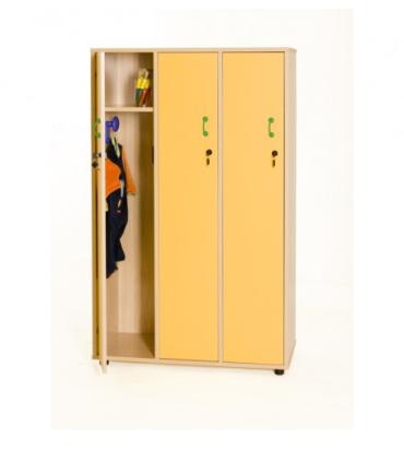 MUEBLE TAQUILLA 3 NIÑOS 147 CM ALTO CON LLAVE HAYA MOBEDUC 600616HPC18