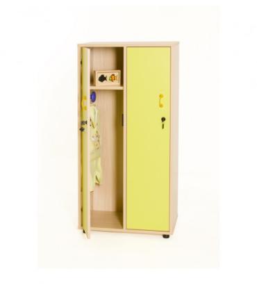 MUEBLE TAQUILLA 2 NIÑOS 125 CM ALTO CON LLAVE HAYA MOBEDUC 600613HPC18