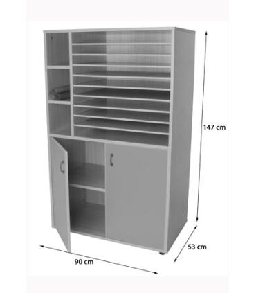 MUEBLE ARMARIO Y CARTULINERO HAYA MOBEDUC 602210HPS18