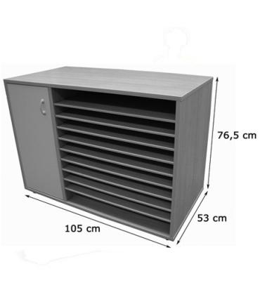 MUEBLE ARMARIO Y CARTULINERO BAJO HAYA MOBEDUC 602214HPS18