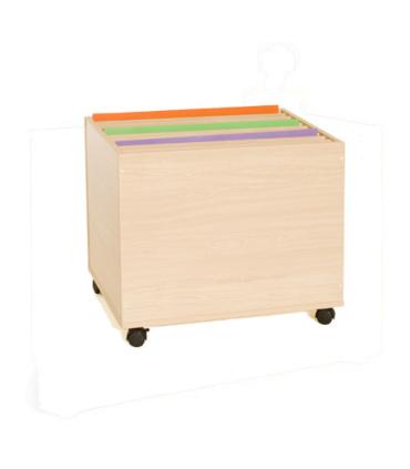 MUEBLE ARCHIVADOR DE CARTULINAS VERTICAL HAYA MOBEDUC 600909HR18