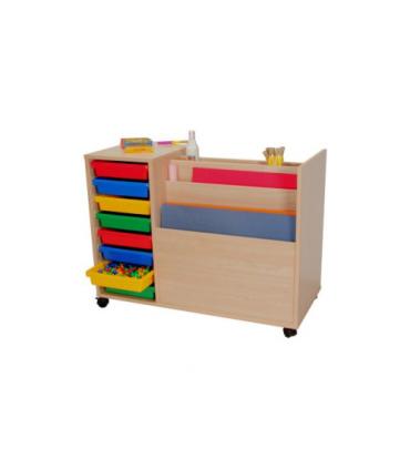 CARRO PLÁSTICA CARTULINERO Y CUBETERO HAYA MOBEDUC 602207HR18