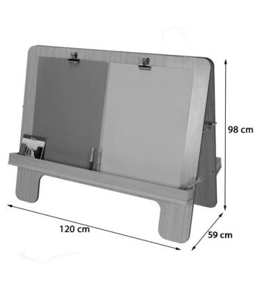CABALLETE DE PINTURA 4 NIÑOS HAYA MOBEDUC 602205H18