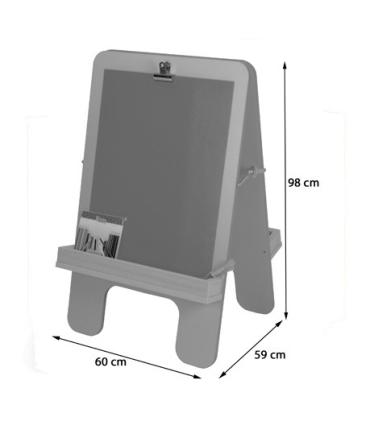 CABALLETE DE PINTURA 2 NIÑOS HAYA MOBEDUC 602204H18