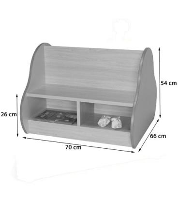 BANCO DOBLE 4 NIÑOS HAYA MOBEDUC 602106HP18