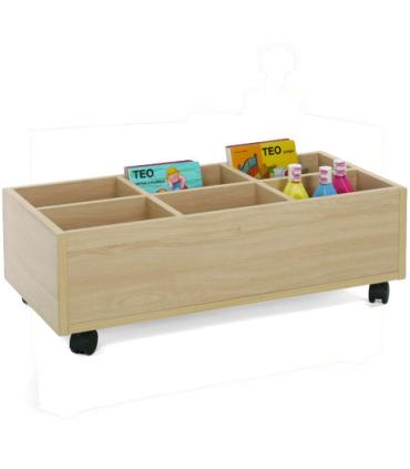 CARRO LIBRERÍA BAJO HAYA MOBEDUC 600905HR18