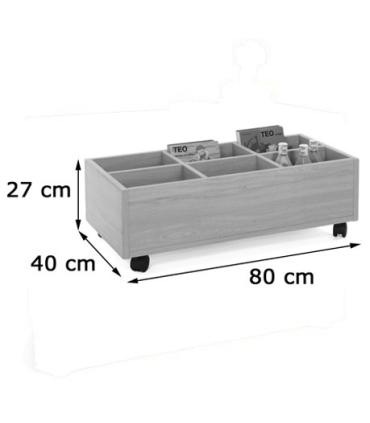 CARRO LIBRERÍA BAJO HAYA MOBEDUC 600905HR18