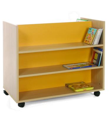 CARRO LIBRERÍA DOBLE FRONTAL HAYA MOBEDUC 600903HR18