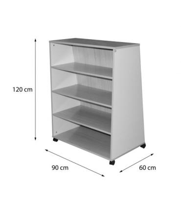 CARRO EXPOSITOR DOBLE CARA HAYA MOBEDUC 602110HR18