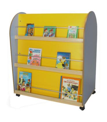 MUEBLE EXPOSITOR DE LIBROS OVALADO HAYA MOBEDUC 602102HR18